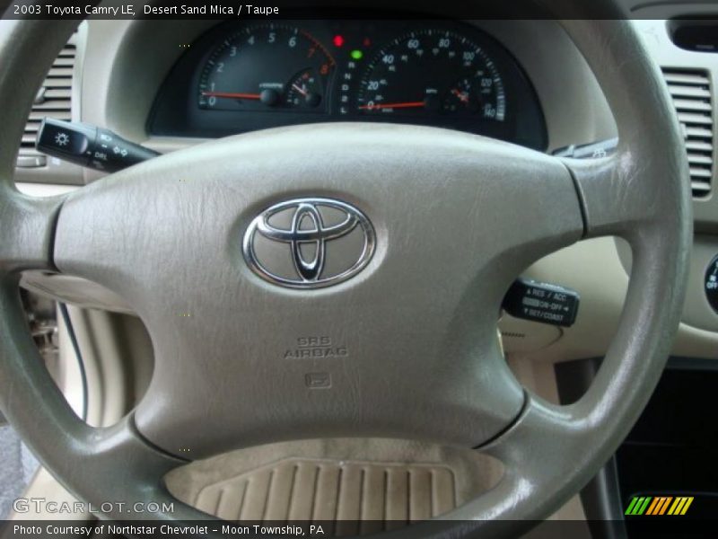Desert Sand Mica / Taupe 2003 Toyota Camry LE