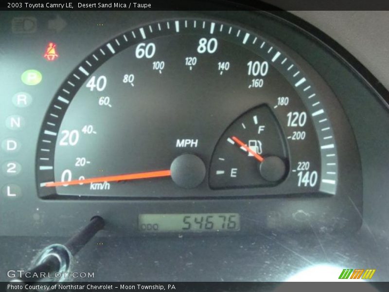 Desert Sand Mica / Taupe 2003 Toyota Camry LE