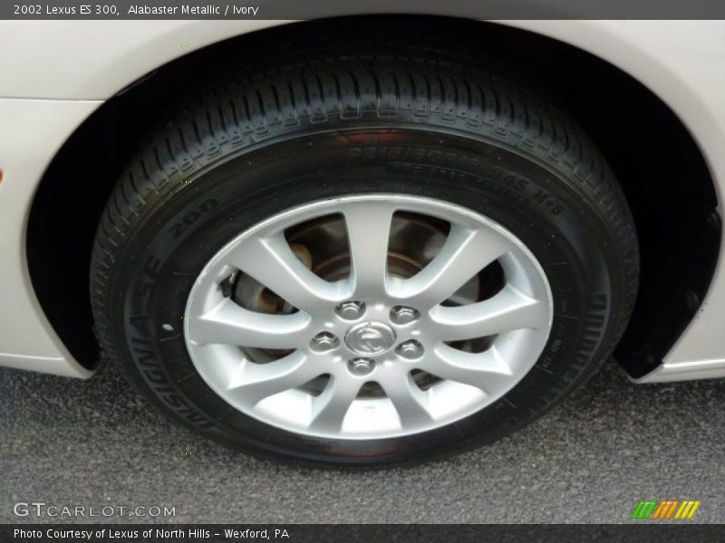 Alabaster Metallic / Ivory 2002 Lexus ES 300