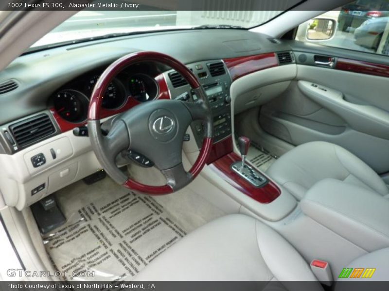 Alabaster Metallic / Ivory 2002 Lexus ES 300