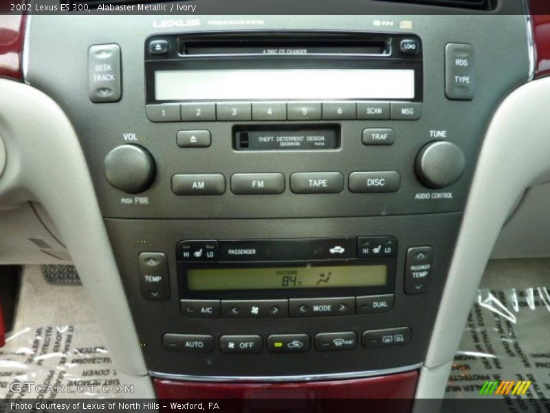 Alabaster Metallic / Ivory 2002 Lexus ES 300