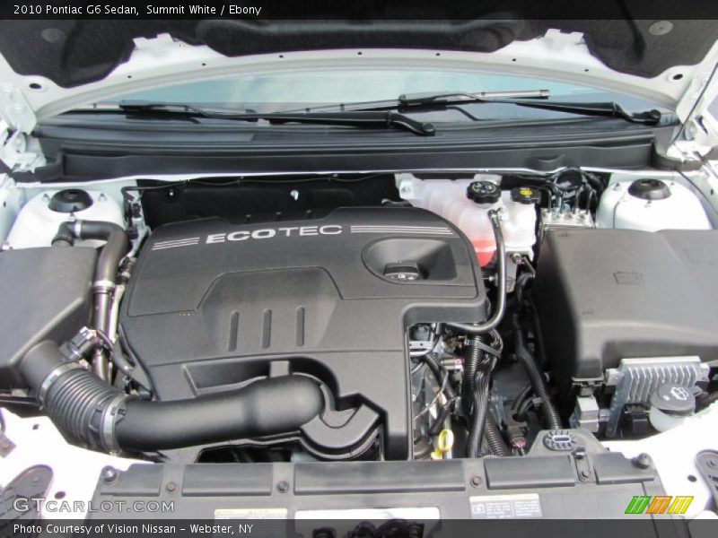 Summit White / Ebony 2010 Pontiac G6 Sedan