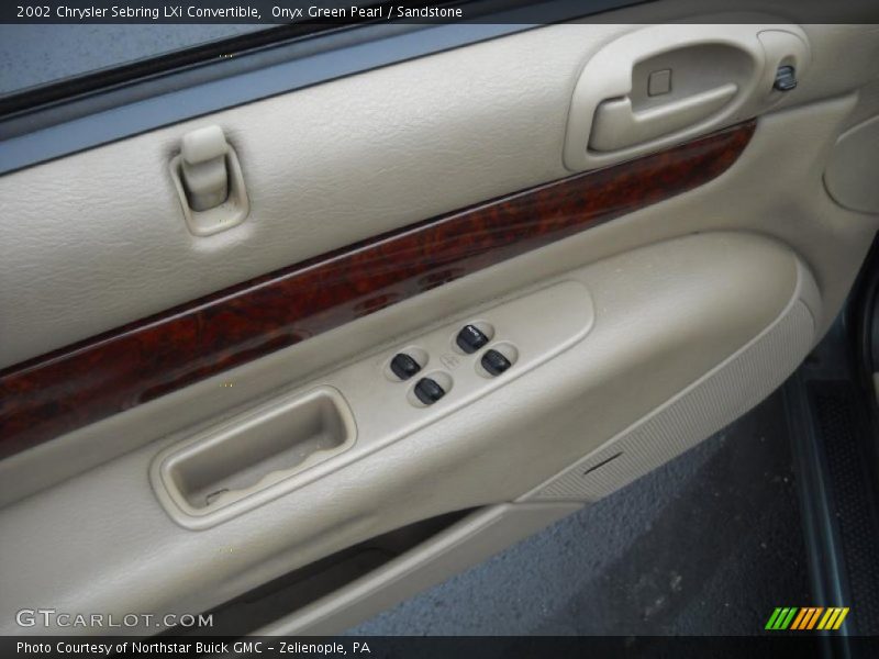 Onyx Green Pearl / Sandstone 2002 Chrysler Sebring LXi Convertible