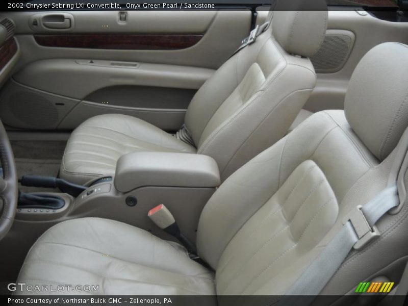 Onyx Green Pearl / Sandstone 2002 Chrysler Sebring LXi Convertible