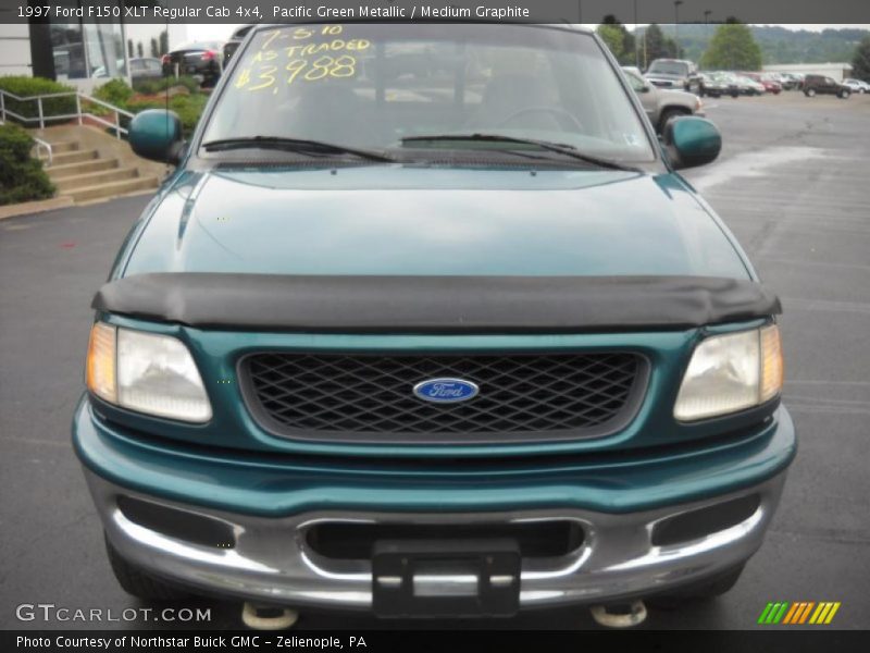 Pacific Green Metallic / Medium Graphite 1997 Ford F150 XLT Regular Cab 4x4