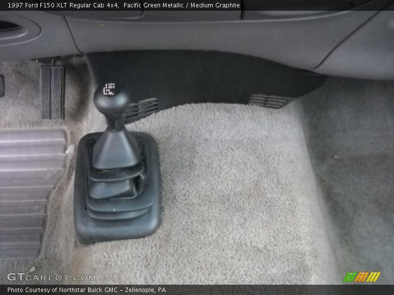 Pacific Green Metallic / Medium Graphite 1997 Ford F150 XLT Regular Cab 4x4