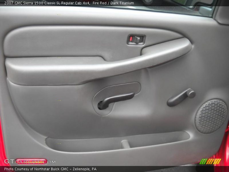 Fire Red / Dark Titanium 2007 GMC Sierra 1500 Classic SL Regular Cab 4x4