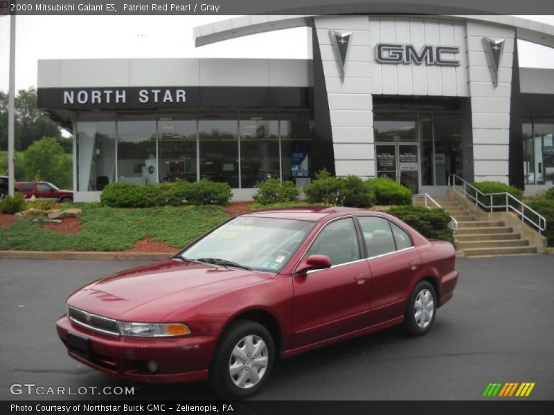 Patriot Red Pearl / Gray 2000 Mitsubishi Galant ES