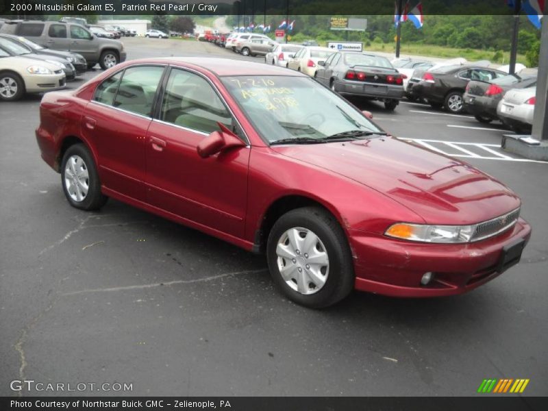 Patriot Red Pearl / Gray 2000 Mitsubishi Galant ES