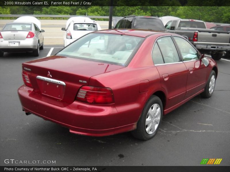 Patriot Red Pearl / Gray 2000 Mitsubishi Galant ES