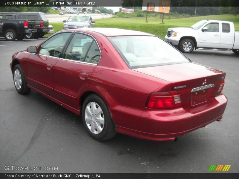 Patriot Red Pearl / Gray 2000 Mitsubishi Galant ES