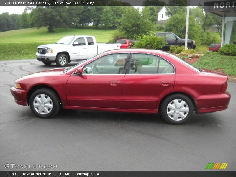 Patriot Red Pearl / Gray 2000 Mitsubishi Galant ES
