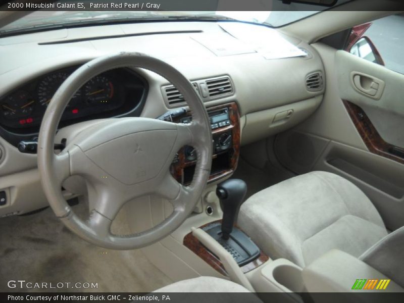 Patriot Red Pearl / Gray 2000 Mitsubishi Galant ES