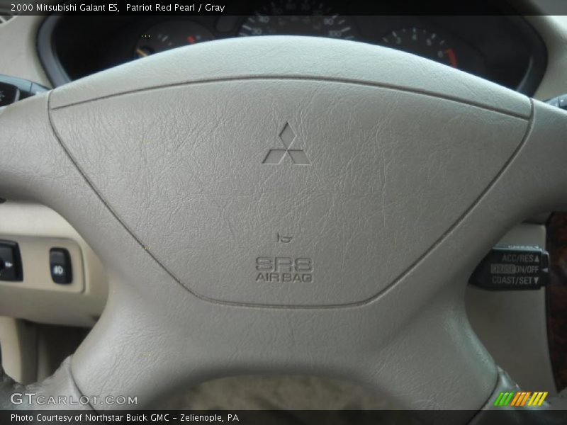 Patriot Red Pearl / Gray 2000 Mitsubishi Galant ES