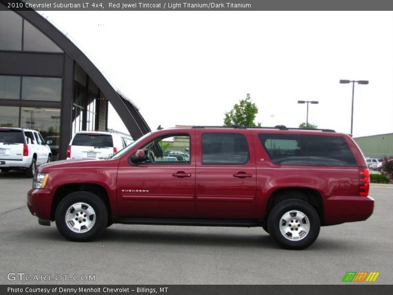 Red Jewel Tintcoat / Light Titanium/Dark Titanium 2010 Chevrolet Suburban LT 4x4
