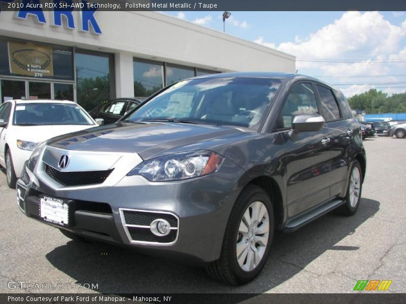Polished Metal Metallic / Taupe 2010 Acura RDX SH-AWD Technology
