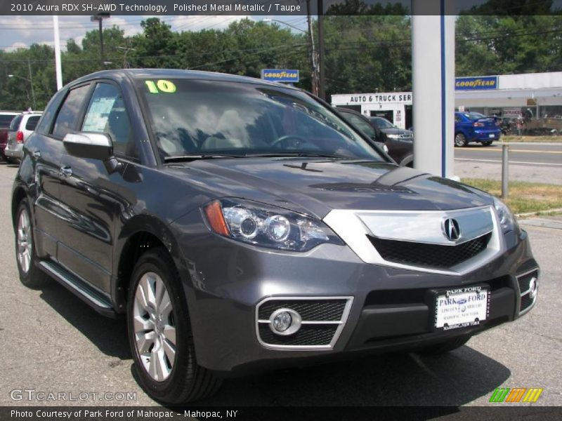 Polished Metal Metallic / Taupe 2010 Acura RDX SH-AWD Technology