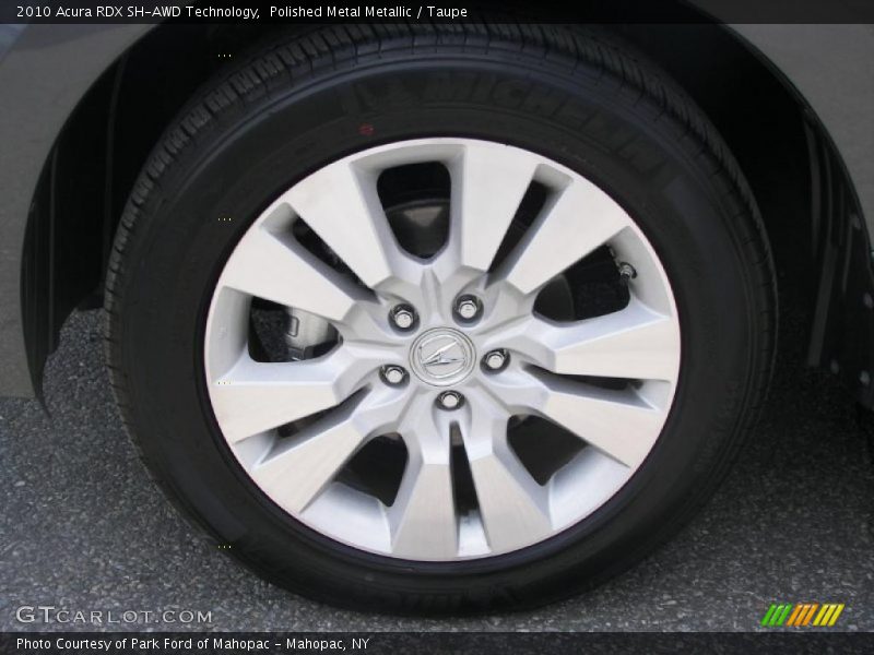Polished Metal Metallic / Taupe 2010 Acura RDX SH-AWD Technology