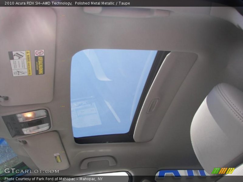 Polished Metal Metallic / Taupe 2010 Acura RDX SH-AWD Technology