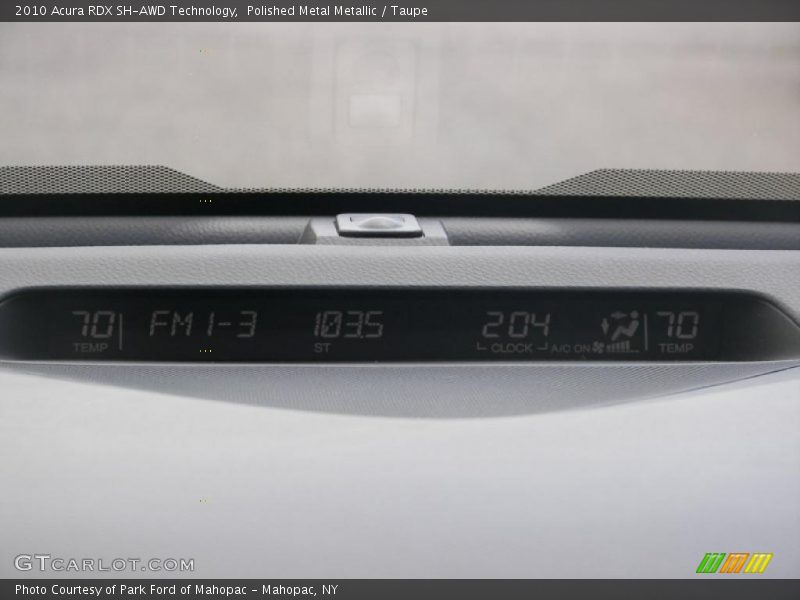 Polished Metal Metallic / Taupe 2010 Acura RDX SH-AWD Technology