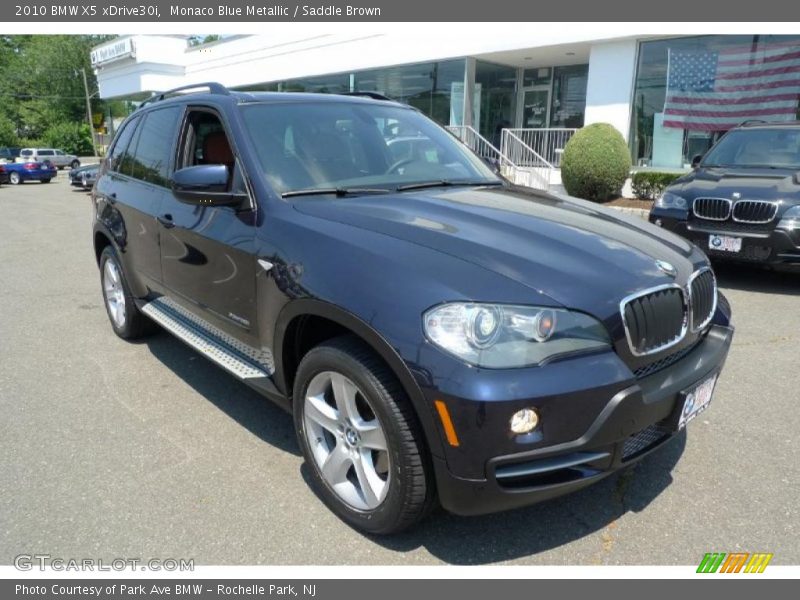 Monaco Blue Metallic / Saddle Brown 2010 BMW X5 xDrive30i