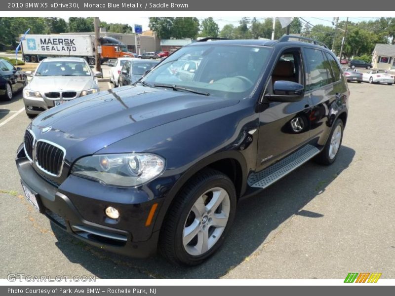 Monaco Blue Metallic / Saddle Brown 2010 BMW X5 xDrive30i
