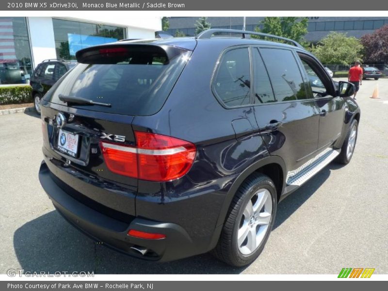 Monaco Blue Metallic / Saddle Brown 2010 BMW X5 xDrive30i