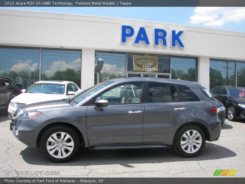 Polished Metal Metallic / Taupe 2010 Acura RDX SH-AWD Technology