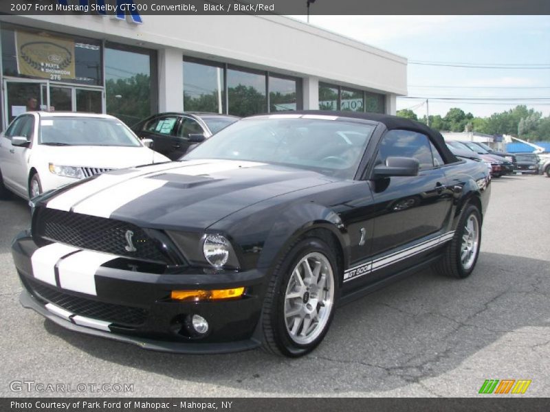 Black / Black/Red 2007 Ford Mustang Shelby GT500 Convertible