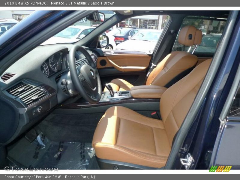 Monaco Blue Metallic / Saddle Brown 2010 BMW X5 xDrive30i