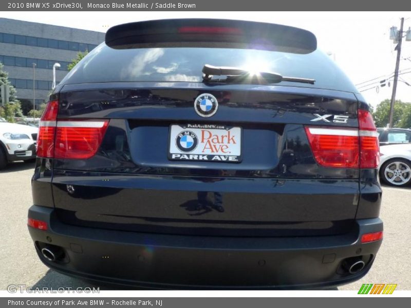 Monaco Blue Metallic / Saddle Brown 2010 BMW X5 xDrive30i