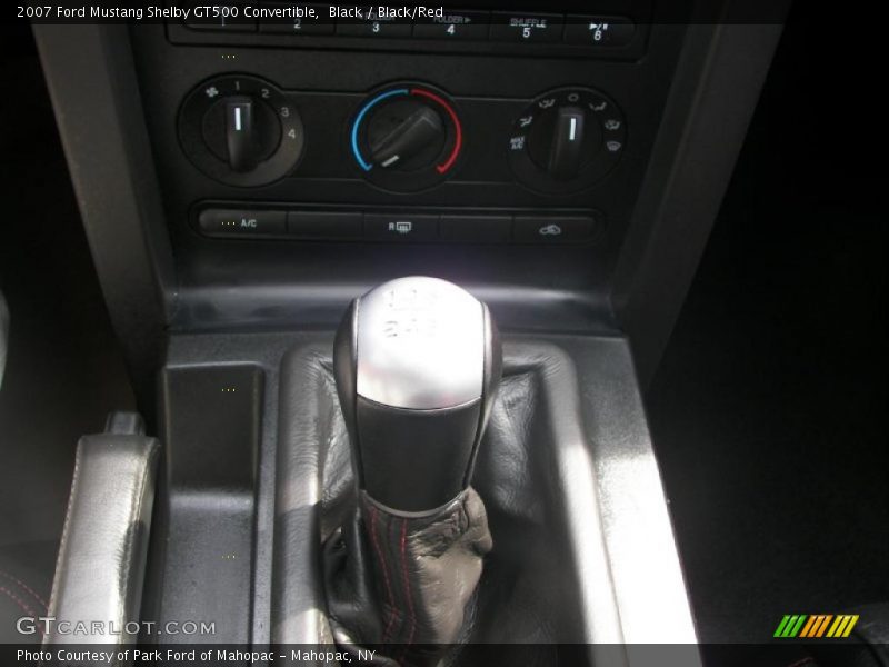 Black / Black/Red 2007 Ford Mustang Shelby GT500 Convertible