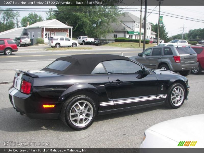 Black / Black/Red 2007 Ford Mustang Shelby GT500 Convertible