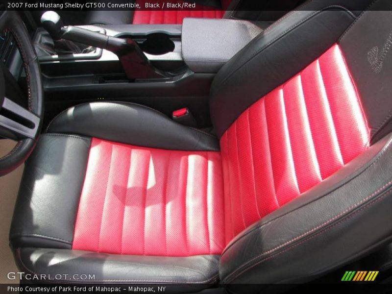 Black / Black/Red 2007 Ford Mustang Shelby GT500 Convertible