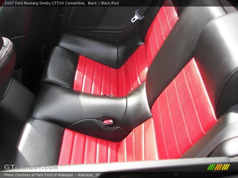 Black / Black/Red 2007 Ford Mustang Shelby GT500 Convertible