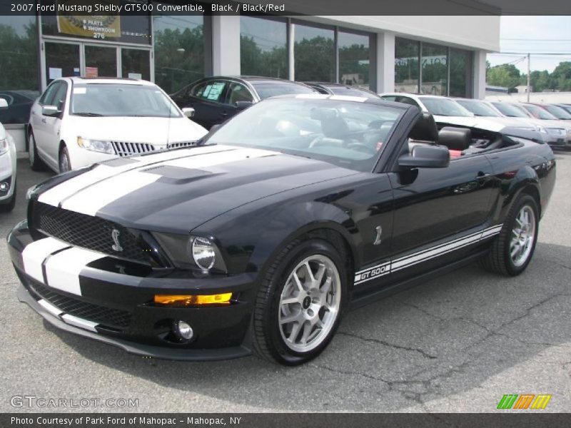 Black / Black/Red 2007 Ford Mustang Shelby GT500 Convertible