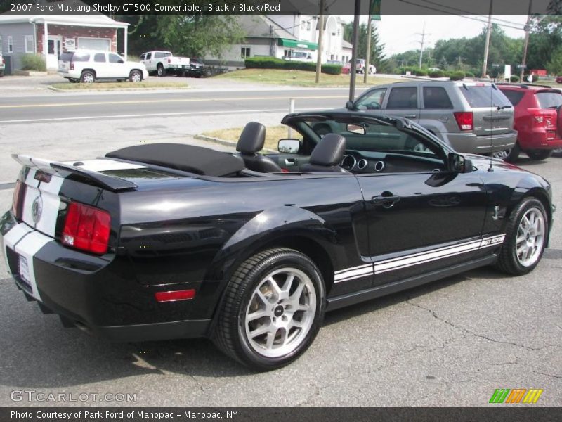 Black / Black/Red 2007 Ford Mustang Shelby GT500 Convertible