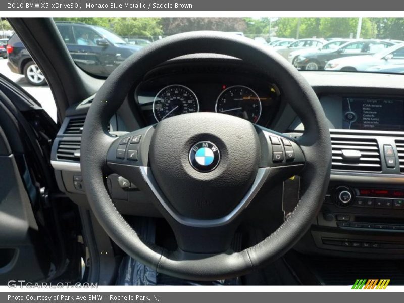 Monaco Blue Metallic / Saddle Brown 2010 BMW X5 xDrive30i