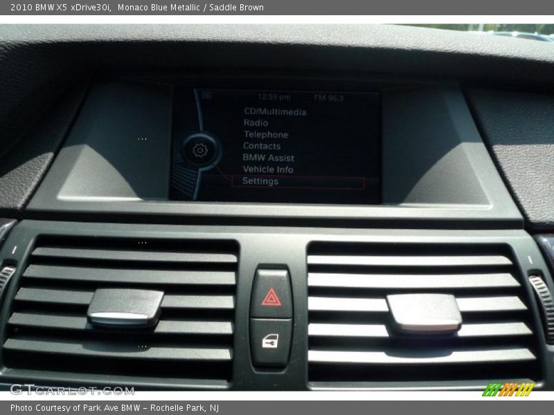 Monaco Blue Metallic / Saddle Brown 2010 BMW X5 xDrive30i