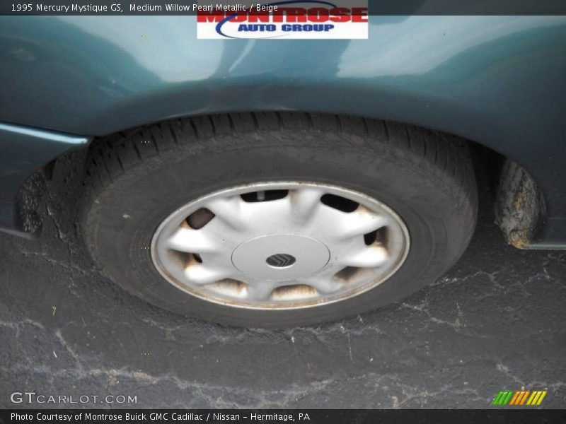 Medium Willow Pearl Metallic / Beige 1995 Mercury Mystique GS