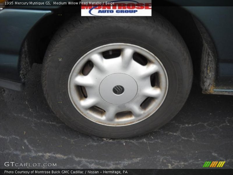 Medium Willow Pearl Metallic / Beige 1995 Mercury Mystique GS