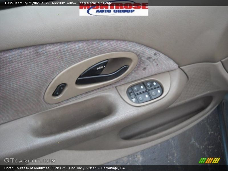 Medium Willow Pearl Metallic / Beige 1995 Mercury Mystique GS