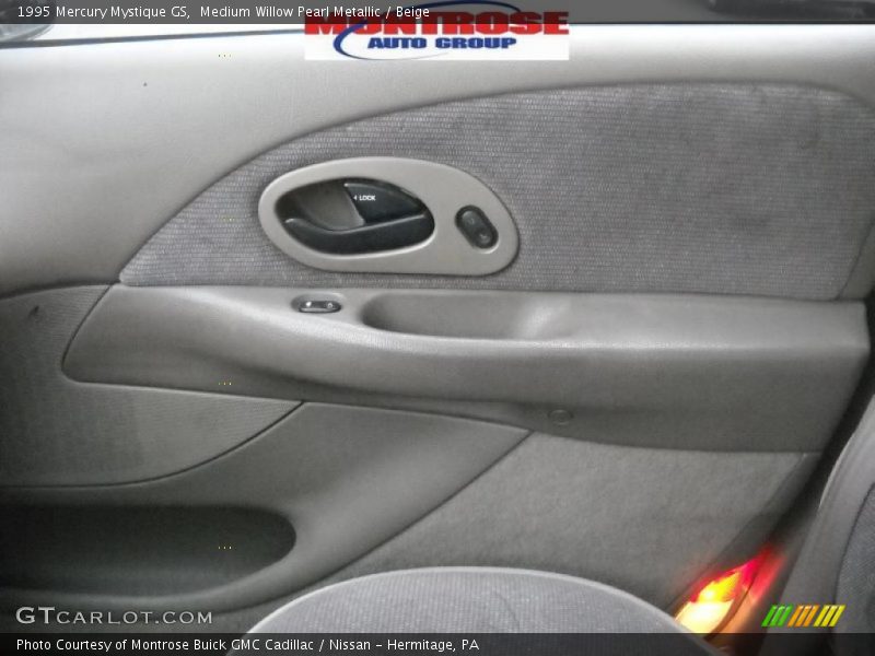 Medium Willow Pearl Metallic / Beige 1995 Mercury Mystique GS
