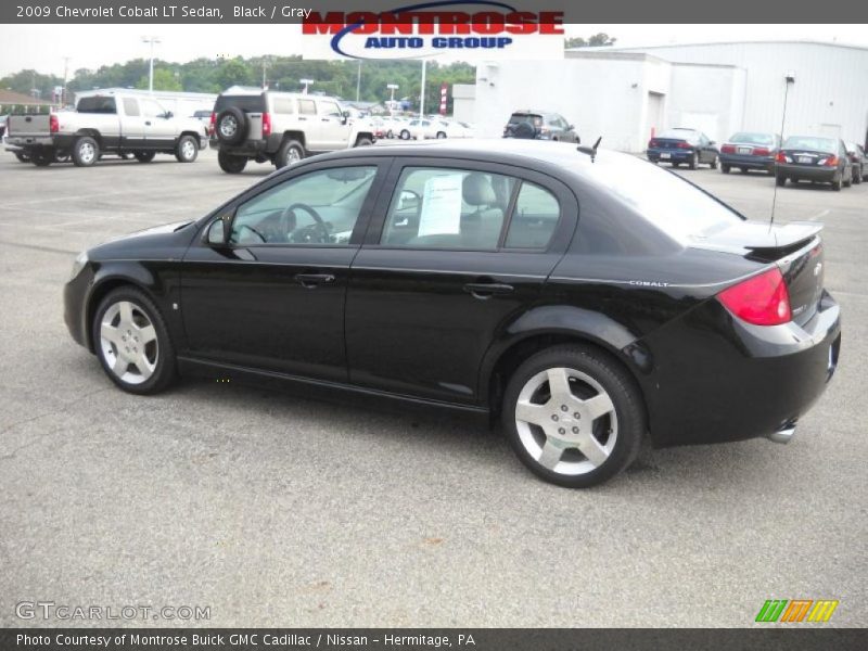 Black / Gray 2009 Chevrolet Cobalt LT Sedan
