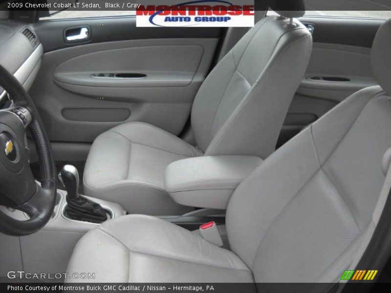 Black / Gray 2009 Chevrolet Cobalt LT Sedan