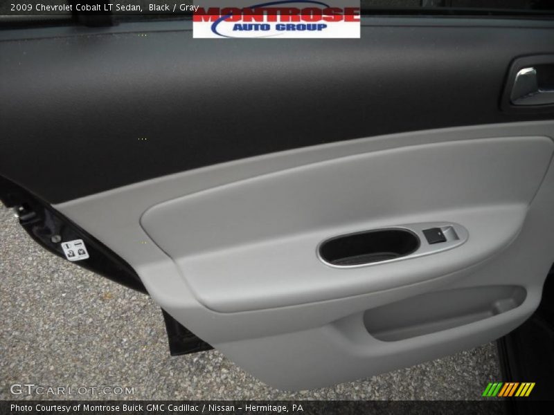 Black / Gray 2009 Chevrolet Cobalt LT Sedan