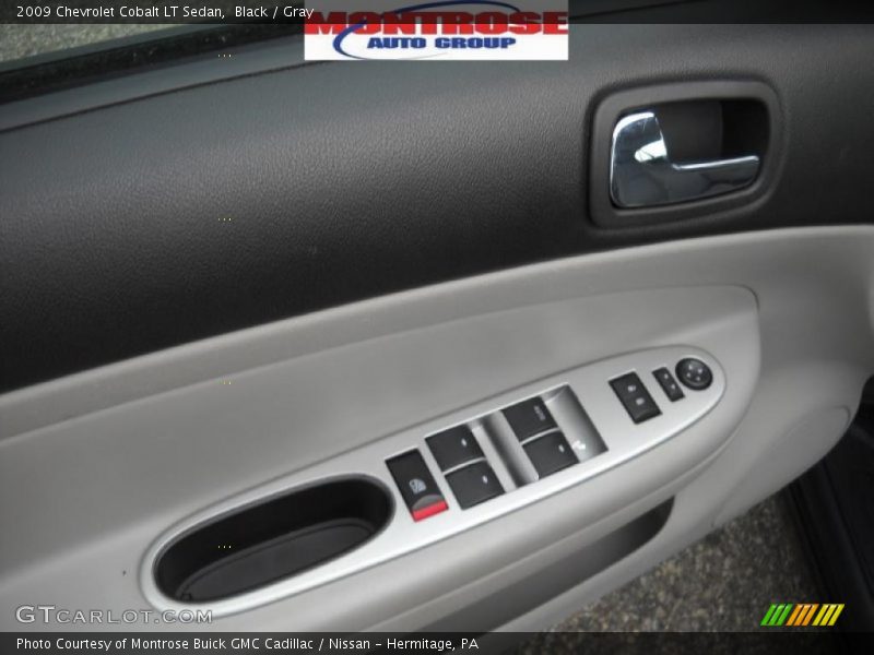 Black / Gray 2009 Chevrolet Cobalt LT Sedan