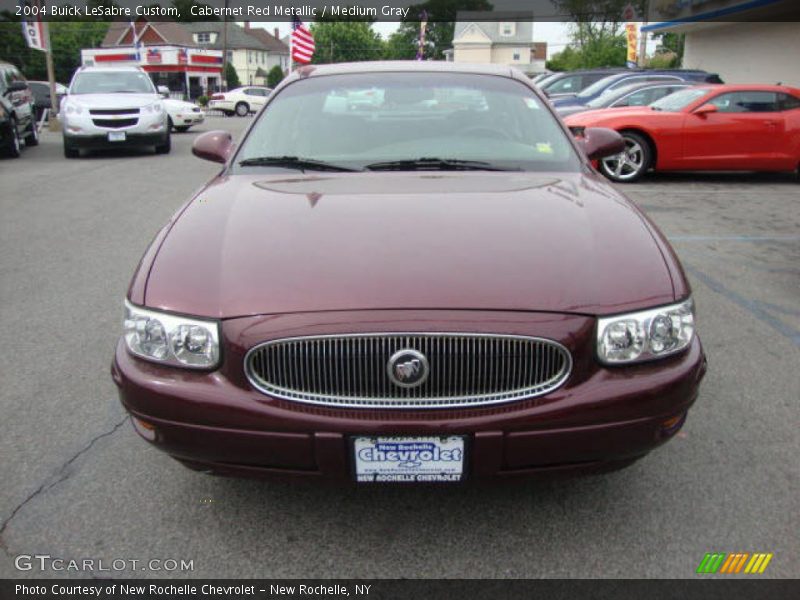 Cabernet Red Metallic / Medium Gray 2004 Buick LeSabre Custom