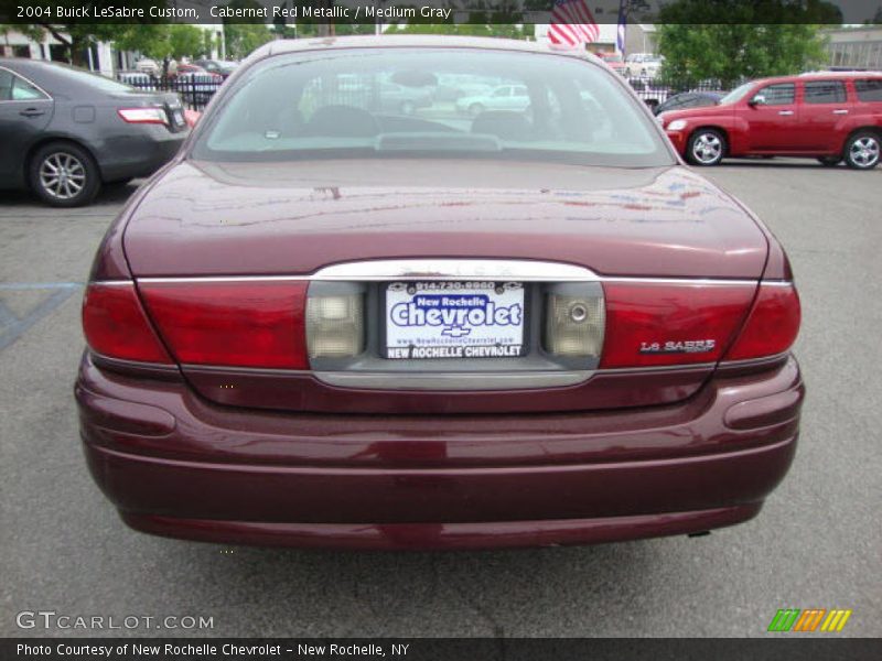 Cabernet Red Metallic / Medium Gray 2004 Buick LeSabre Custom