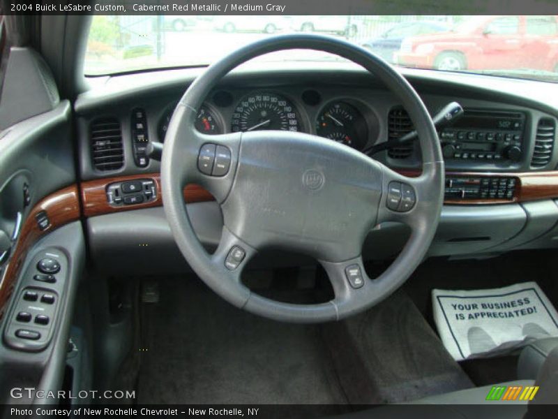 Cabernet Red Metallic / Medium Gray 2004 Buick LeSabre Custom